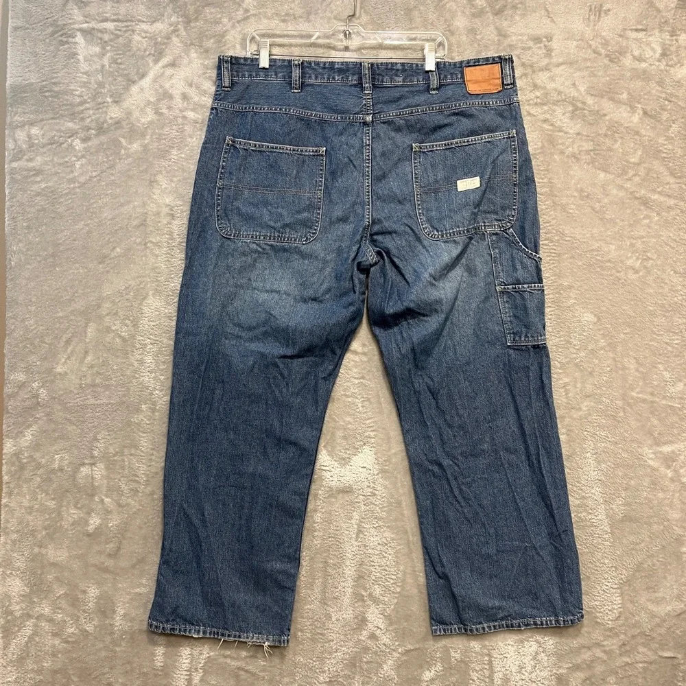 Vintage Gap Carpenter Jeans Mens 40x30 Blue Denim Utility Workwear Pants